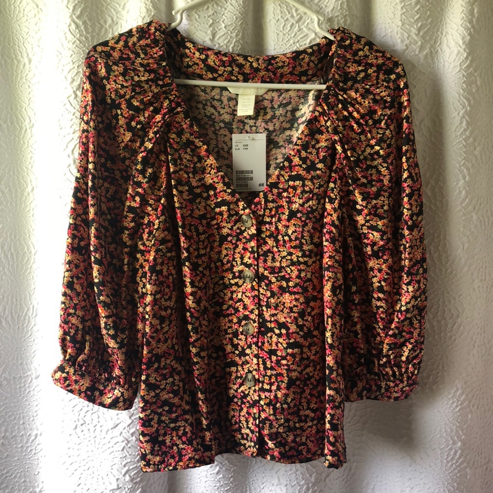 H&M Floral Blouse